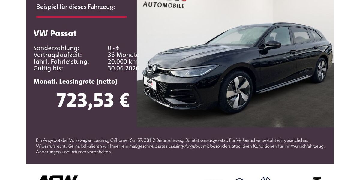 VW Passat 19.900 km 53.690 &euro; Sinsheim 74889