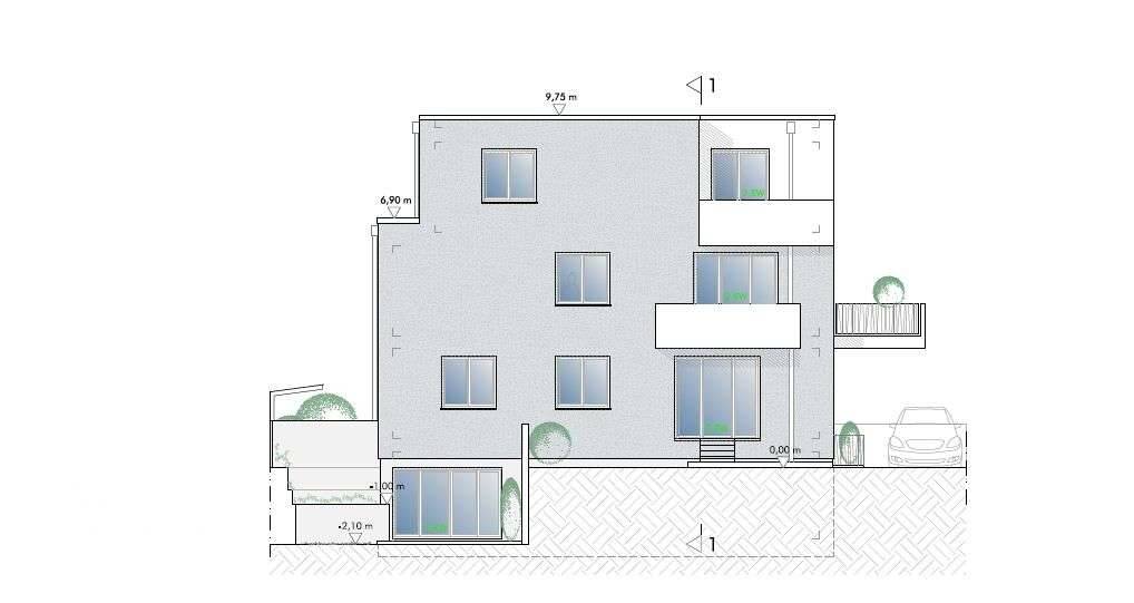Etagenwohnung Wiesloch Baiertal - 2 Zimmer, 57 m&sup2;, 325.000&euro; | Angebot:26065334