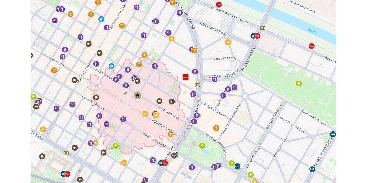 ATIK: Hochfrequentierte Einzelhandelsfläche in 1A-Lage der Mannheimer Innenstadt - Q7 Fressgasse - Gewerbeobjekt Mannheim / Schwetzingerstadt/Oststadt Quadrate | Angebot:26749753