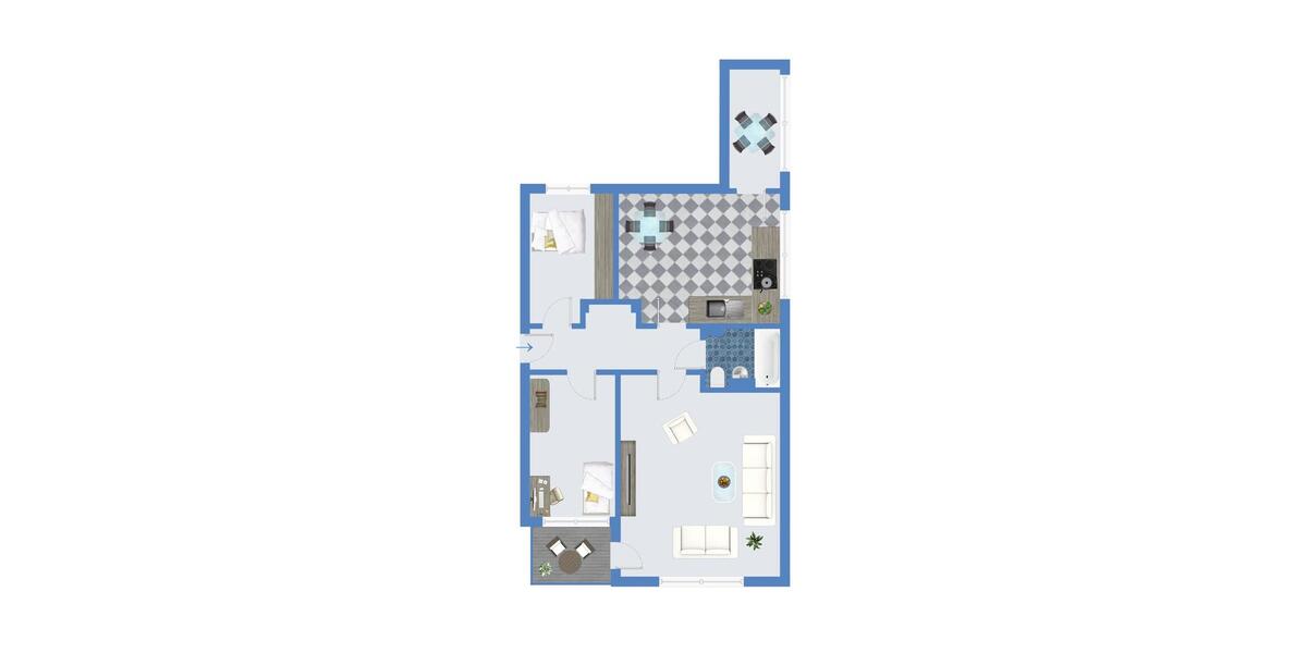 Etagenwohnung Ludwigshafen am Rhein Ludwigshafen-Oggersheim - 3 Zimmer, 80 m&sup2;, 699&euro; | Angebot:23630198