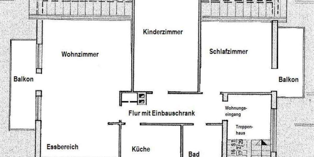 Etagenwohnung Walldorf - 3 Zimmer, 90 m&sup2;, 345.000&euro; | Angebot:25318004