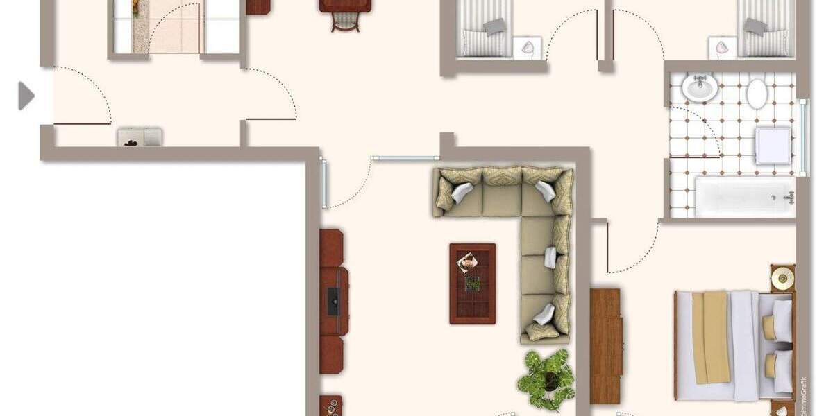 Etagenwohnung Weinheim - 4 Zimmer, 109 m&sup2;, 349.000&euro; | Angebot:25909408
