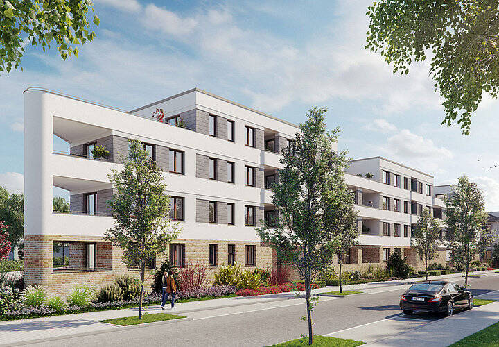 Etagenwohnung Mannheim Käfertal - 3 Zimmer, 76 m&sup2;, 1.021&euro; | Angebot:26118020