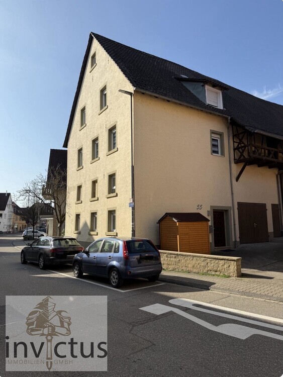 Solide vermietetes (1.678EUR kalt) Zweifamilienhaus mit modernem Komfort im Herzen von Ittlingen