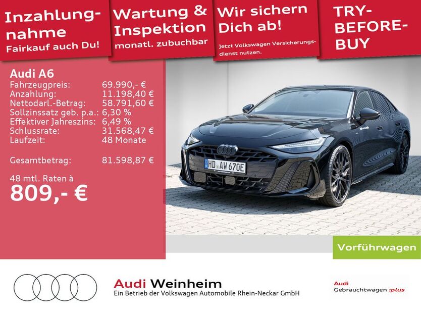 Audi A6 9.900 km 69.990 € Weinheim 69469