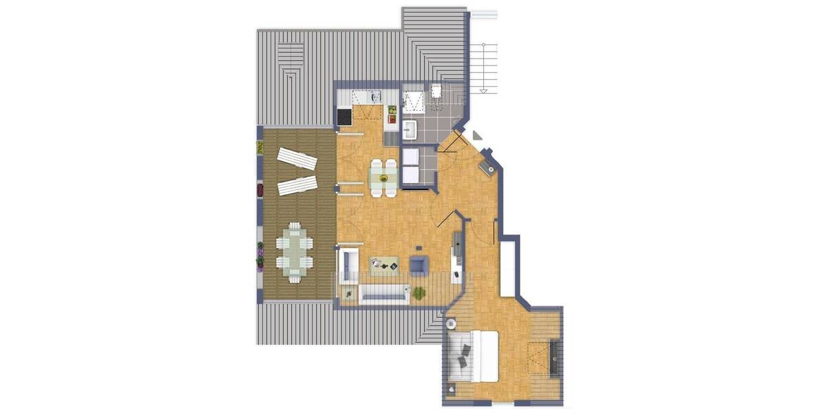 Etagenwohnung Heppenheim - 2 Zimmer, 60 m&sup2;, 910&euro; | Angebot:26910471