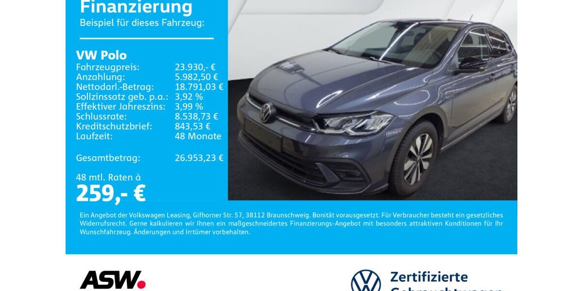 VW Polo 9.990 km 23.930 &euro; Sinsheim 74889
