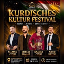 Kurdisches Kultur Festival 14.11.2026 Dr. Sieber-Halle
