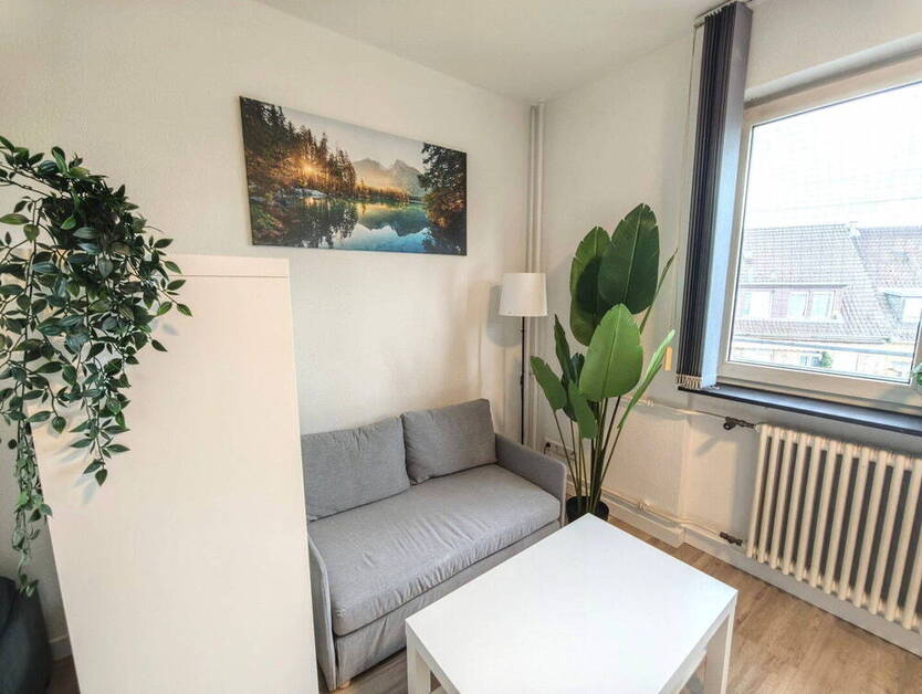 Sofort verfügbar: Möblierte 1-Zimmer-Wohnung mit Südbalkon in Mannheimer Bestlage