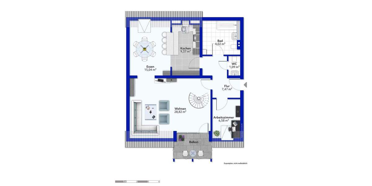 Etagenwohnung Hockenheim - 4 Zimmer, 116 m&sup2;, 298.000&euro; | Angebot:25427567