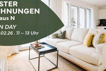 Bezugsfrei: 2-Zimmer-Wohnung mit 18 m² Südloggia 2 zimmer