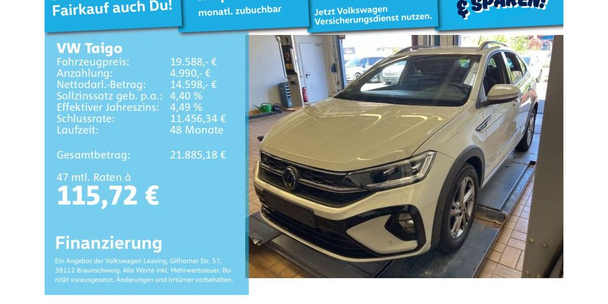 VW Taigo 55.506 km 17.999 &euro; Mannheim 68309