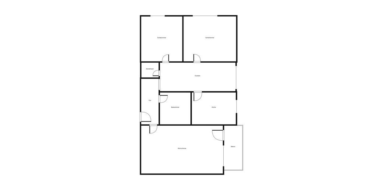 Etagenwohnung Leimen - 3.5 Zimmer, 77 m&sup2;, 734&euro; | Angebot:26285701