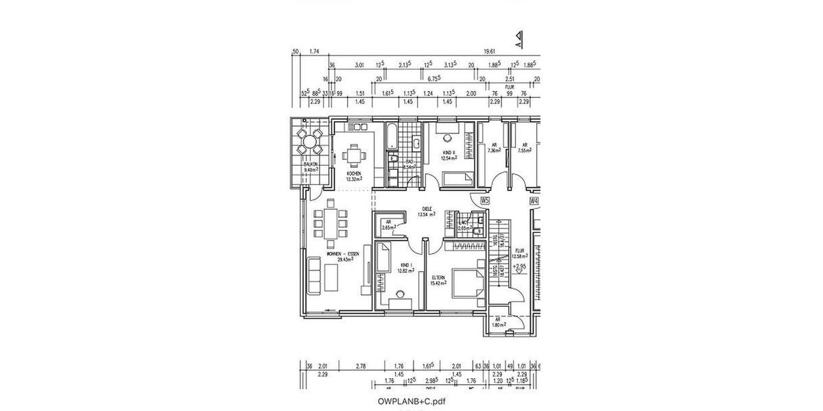 Etagenwohnung Ludwigshafen am Rhein Ludwigshafen-Oggersheim - 4 Zimmer, 115 m&sup2;, 1.450&euro; | Angebot:25422688