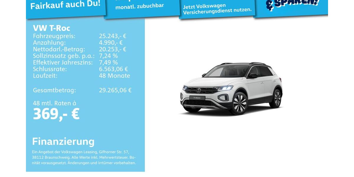 VW T-Roc 9.326 km 24.991 &euro; Mannheim 68309