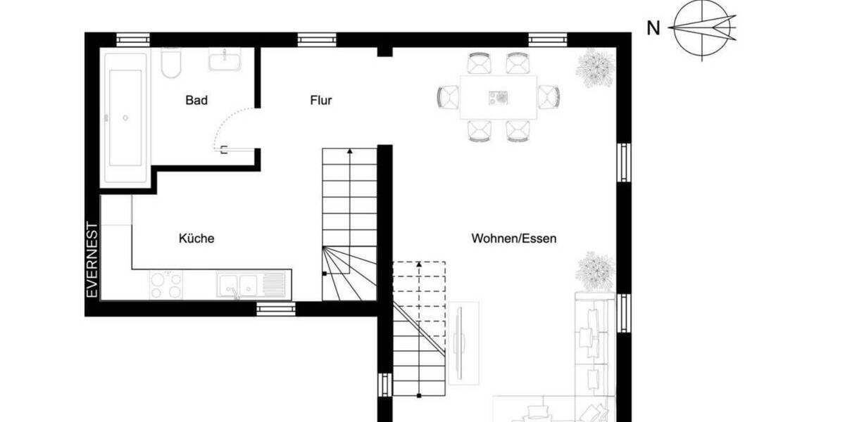 Reihenendhaus Waibstadt - 3 Zimmer, 75 m&sup2;, 185.000&euro; | Angebot:25166417