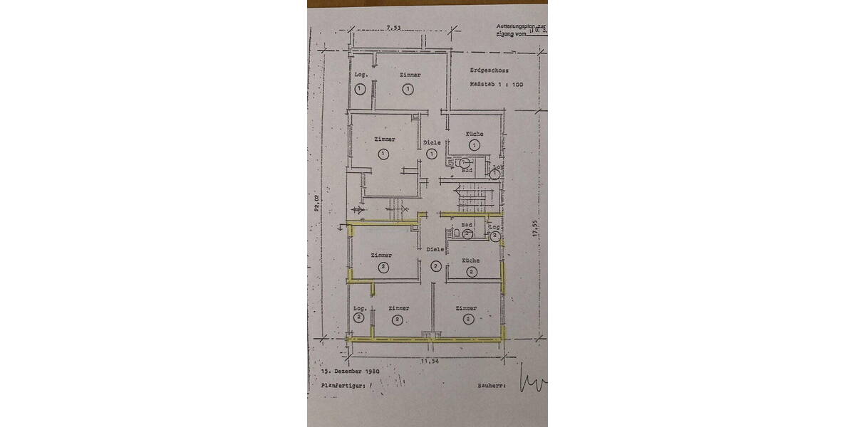 Etagenwohnung Mannheim OT Lindenhof Lindenhof - 3 Zimmer, 82 m&sup2;, 379.000&euro; | Angebot:26348111