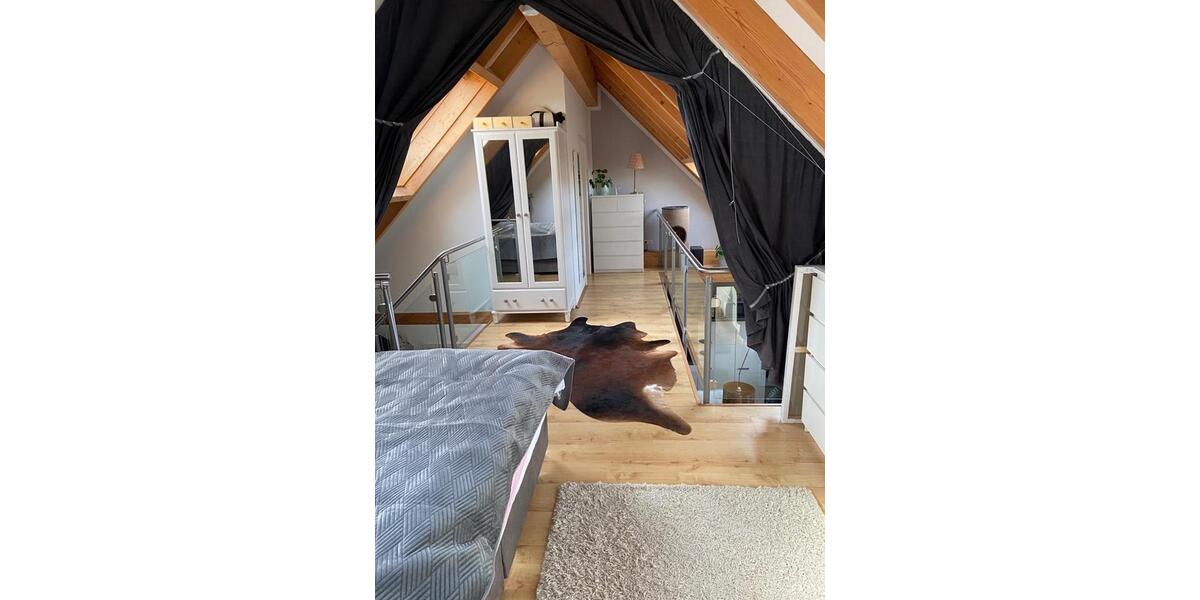 71m² hochwertige vollmöblierte Maisonette-Wohnung mit Einbauküche, Balkon, Kamin und Galerie 2 zimmer