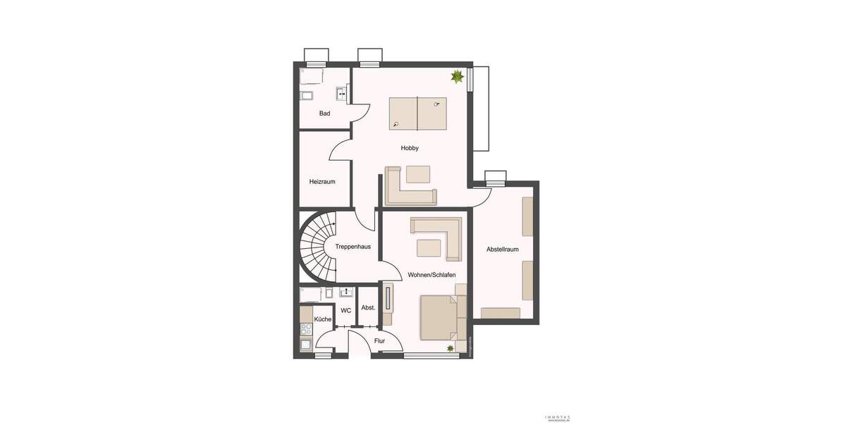 Doppelhaushälfte Bammental Reilsheim - 5 Zimmer, 184 m&sup2;, 420.000&euro; | Angebot:23790021