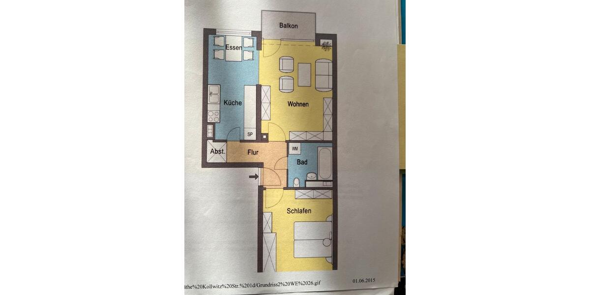 Etagenwohnung Frankenthal (Pfalz) - 2 Zimmer, 55 m&sup2;, 149.000&euro; | Angebot:27056139