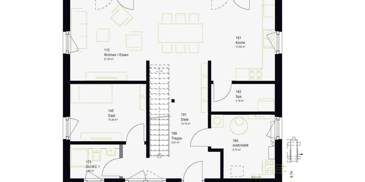 Einfamilienhaus Östringen - 5 Zimmer, 155 m&sup2;, 459.000&euro; | Angebot:26874866