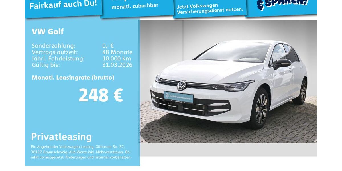 VW Golf 25.584 km 22.492 &euro; Mannheim 68309
