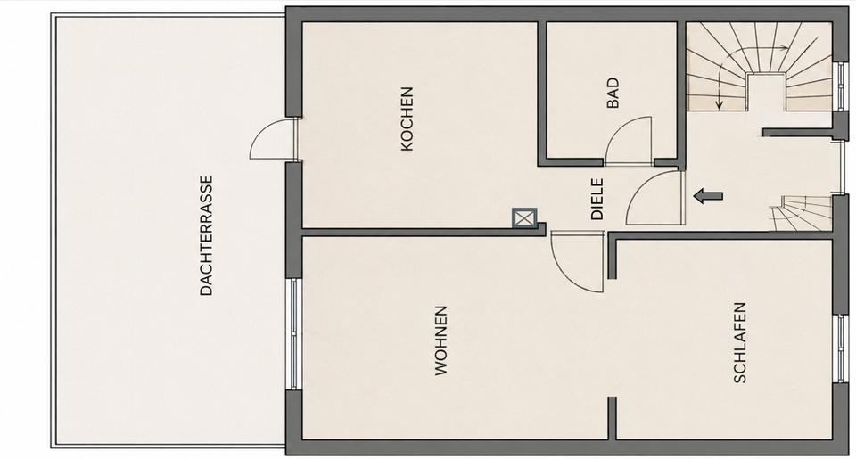 Etagenwohnung Mannheim Gartenstadt - 2 Zimmer, 70 m&sup2;, 229.000&euro; | Angebot:26629855