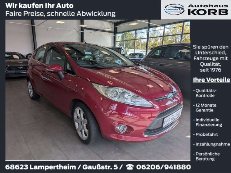 Ford Fiesta 142.800 km 5.450 &euro; Lampertheim 68623