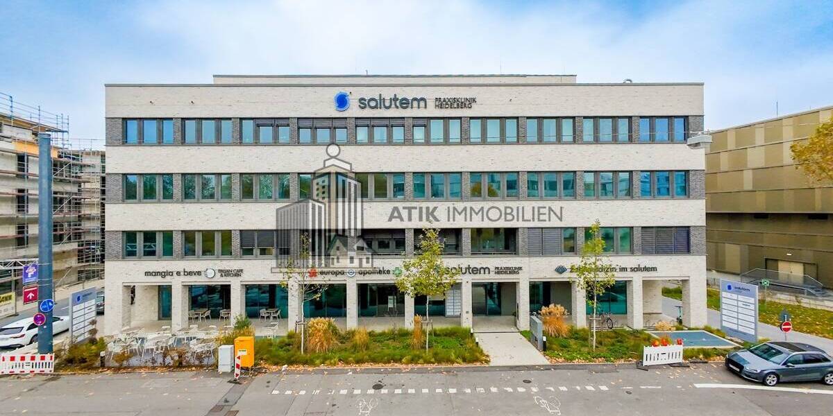 ATIK: Penthouse Provisionsfrei - exklusiv und modern im Ärzte- und Gesundheitszentrum Salutem Bahnst - Gewerbeobjekt Heidelberg Weststadt | Angebot:26311862