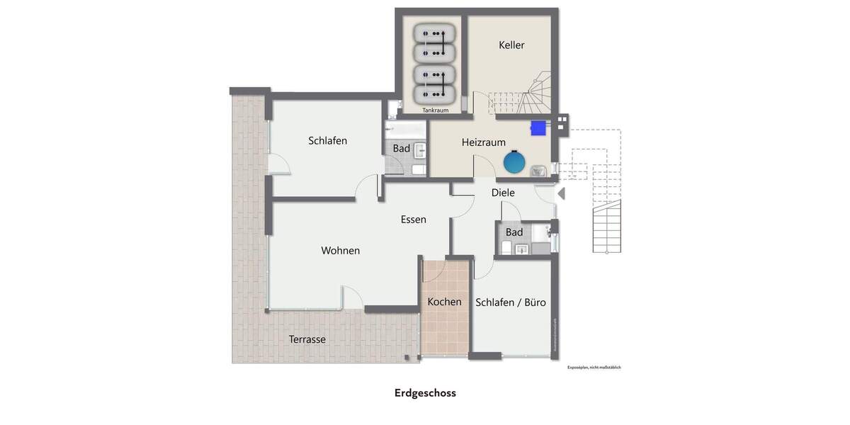 Zweifamilienhaus im Bauhausstil mit Panoramablick in Heidelberg 6 zimmer