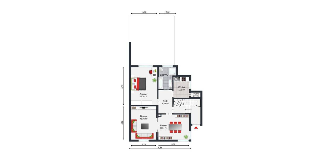 Mehrfamilienhaus, Wohnhaus Hockenheim - 7 Zimmer, 192 m&sup2;, 490.000&euro; | Angebot:26499925