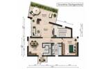 Etagenwohnung Weinheim Heiligkreuz - 2 Zimmer, 76 m&sup2;, 870&euro; | Angebot:26916762