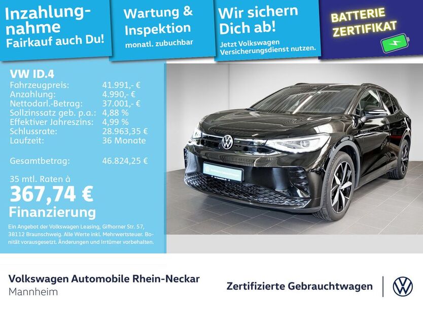 VW ID.4 15.587 km 41.492 € Mannheim 68309