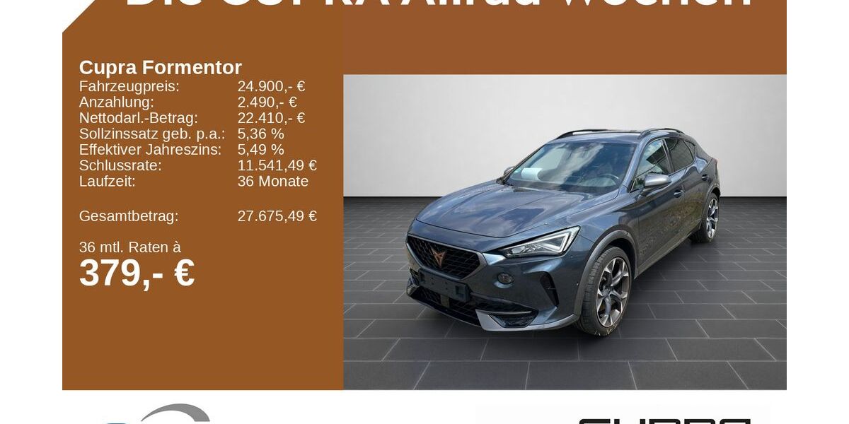 Cupra Formentor 95.124 km 24.200 &euro; Heidelberg 69123