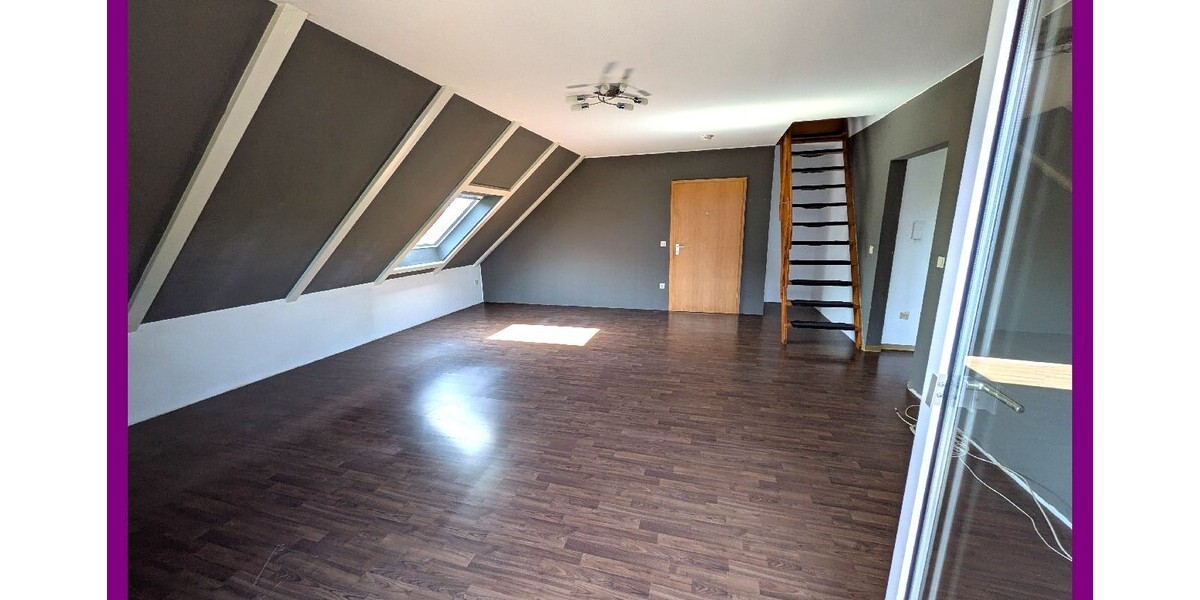 RESERVIERT! Maisonette im DG mit Balkon zur angenehmen Nordseite - Maisonettenwohnung Waghäusel Kirrlach | Angebot:27023521
