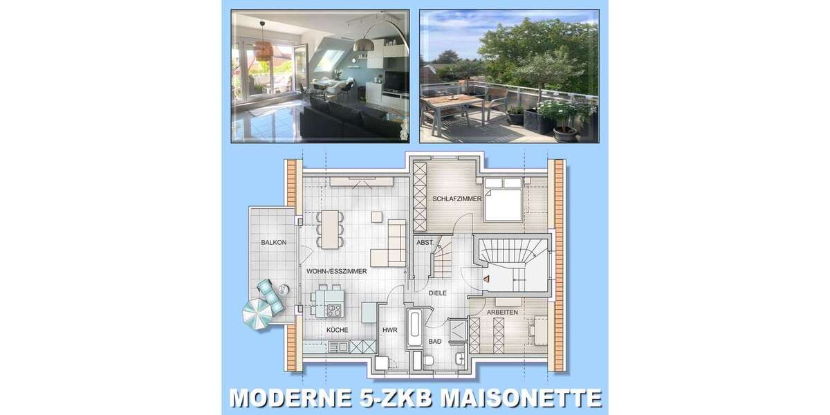 Etagenwohnung Mannheim Hochstätt - 5 Zimmer, 110 m&sup2;, 581.000&euro; | Angebot:26890939