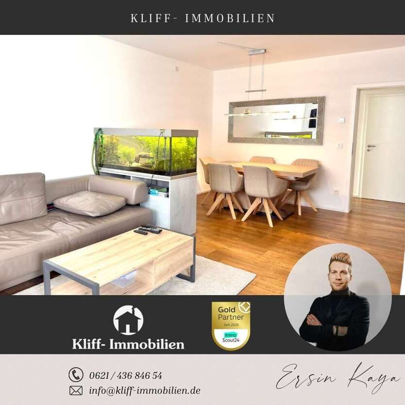 Wohnung zum Mieten in Mannheim 1.500 € 100 m²