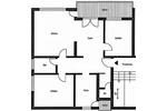 Etagenwohnung Laudenbach - 3 Zimmer, 95 m&sup2;, 1.124&euro; | Angebot:26367546
