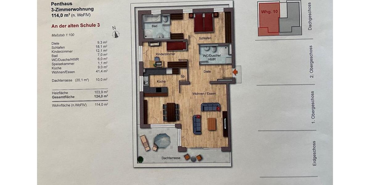 Einfamilienhaus Neulußheim - 3.5 Zimmer, 115 m&sup2;, 529.000&euro; | Angebot:27092133