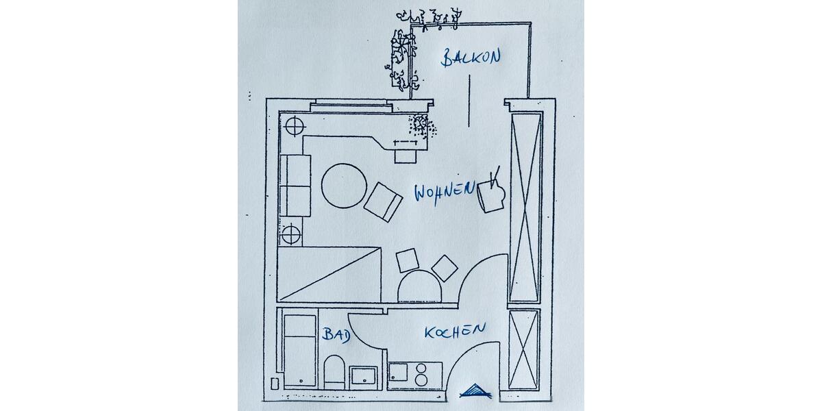 Hochparterre Ketsch - 1 Zimmer, 25 m&sup2;, 690&euro; | Angebot:26251884