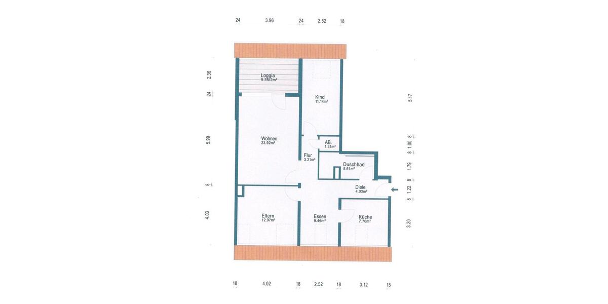 Dachgeschoßwohnung Brühl - 3.5 Zimmer, 85 m&sup2;, 313.000&euro; | Angebot:27297131