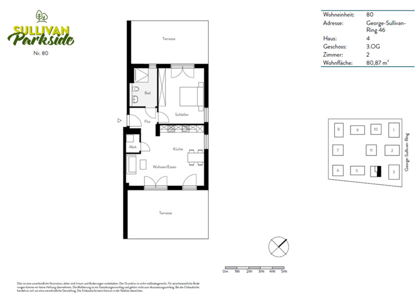 *Umzugsbonus* Großzügige 2-Zimmer-Wohnung mit Dachterrassen