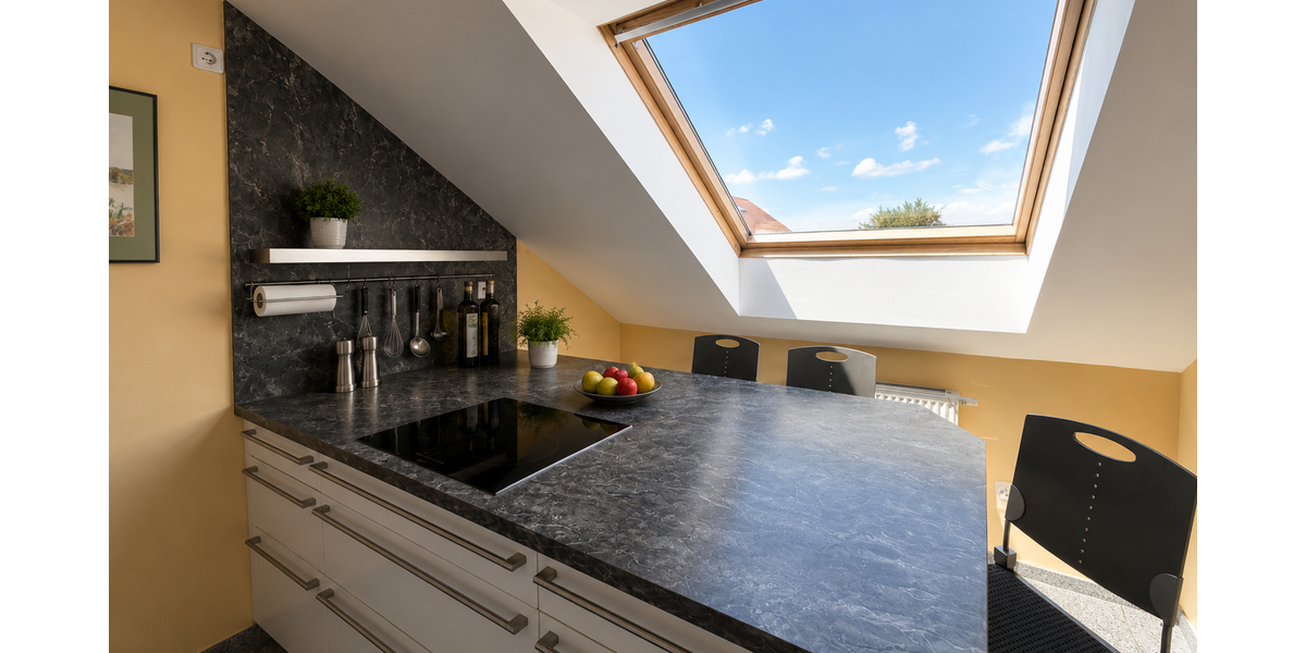 Penthouse-Feeling: 4 Zimmer Maisonette-Wohnung mit großer Dachterrasse! - 4- Heppenheim | Angebot:26934719