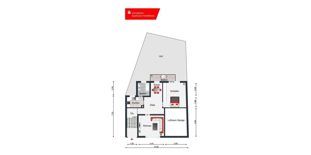 Mehrfamilienhaus, Wohnhaus Wiesloch - 4 Zimmer, 135 m&sup2;, 370.000&euro; | Angebot:25357066