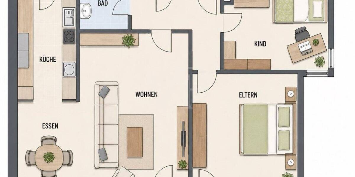 Etagenwohnung Heidelberg Altstadt - 3 Zimmer, 78 m&sup2;, 469.000&euro; | Angebot:26917279