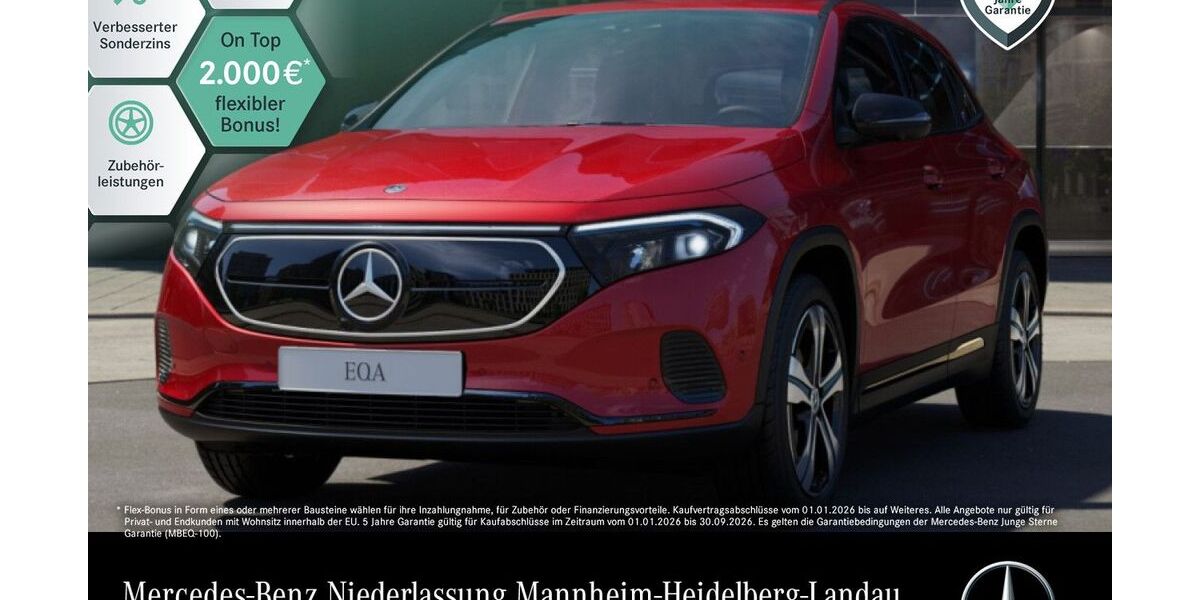 Mercedes-Benz EQA 14.395 km 34.890 &euro; Mannheim 68165