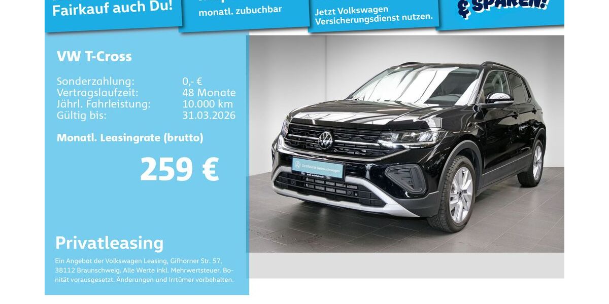VW T-Cross 19.451 km 23.257 &euro; Mannheim 68309