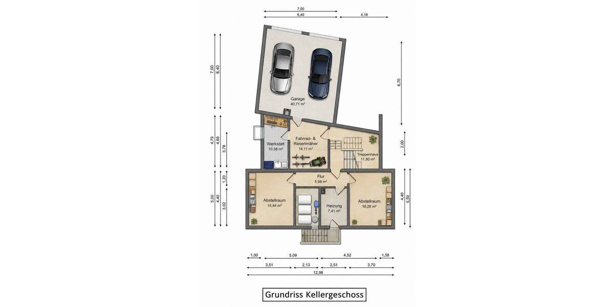 Etagenwohnung Weinheim Heiligkreuz - 2 Zimmer, 76 m&sup2;, 870&euro; | Angebot:26916762