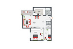 Etagenwohnung Wiesloch - 3 Zimmer, 85 m&sup2;, 170.000&euro; | Angebot:26555463