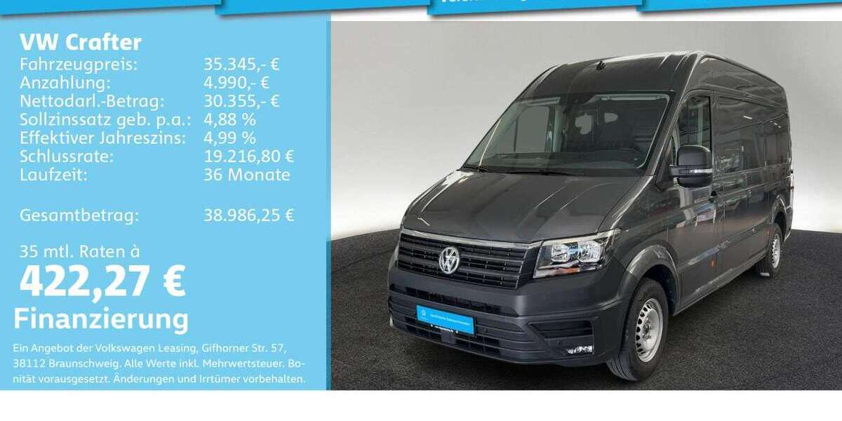 VW Crafter 45.563 km 34.991 &euro; Mannheim 68309